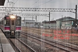 2014 11 10 PUBLIC TRANSPORTATION@OMAGARI （大仙市大曲　電車の旅）